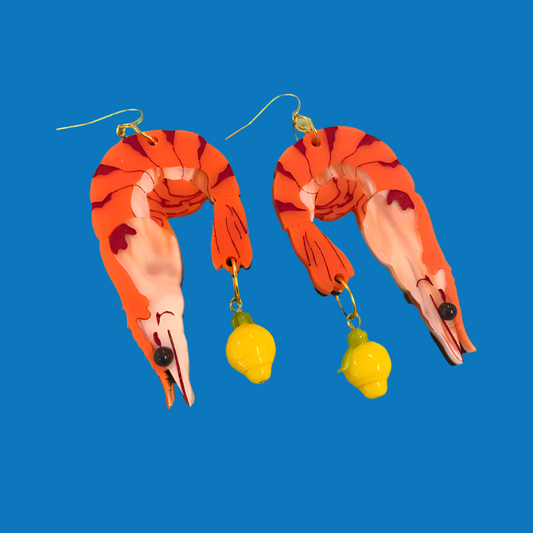 Paradiso Perduto Shrimp Earrings Large