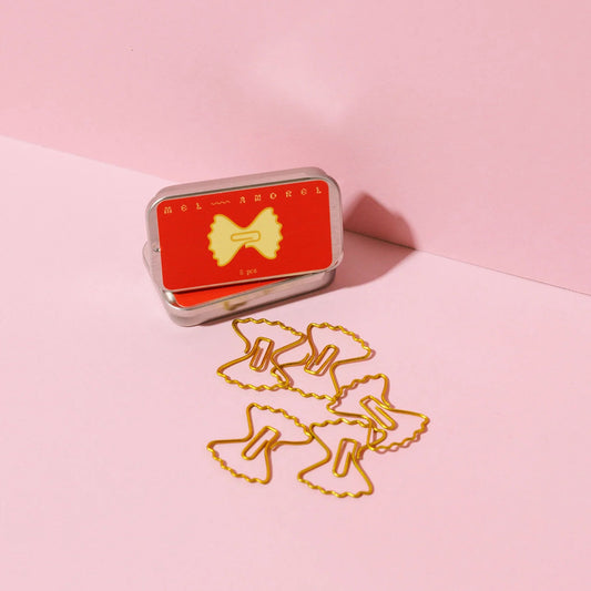 Pasta Paper Clip Set - Farfalle