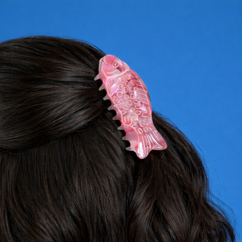 Sweetish Fish Hair Claw Pink Berry