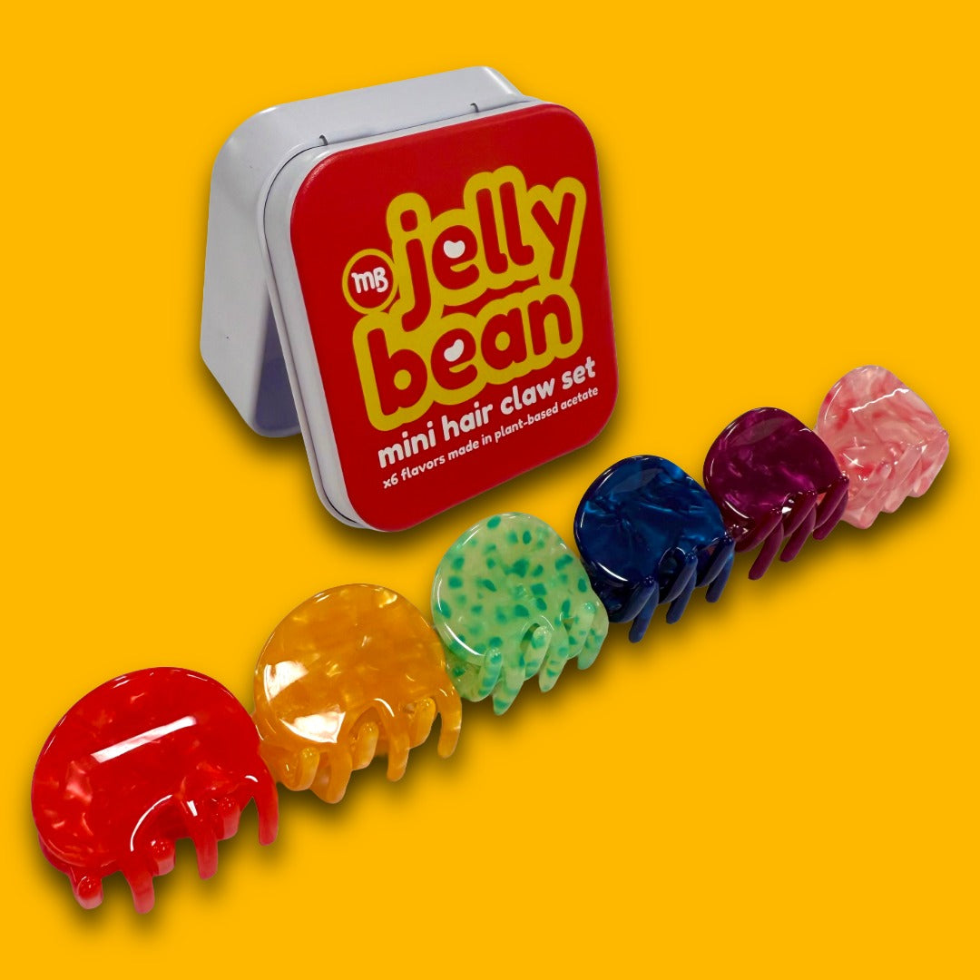 Jelly Bean Mini Hair Claw Set