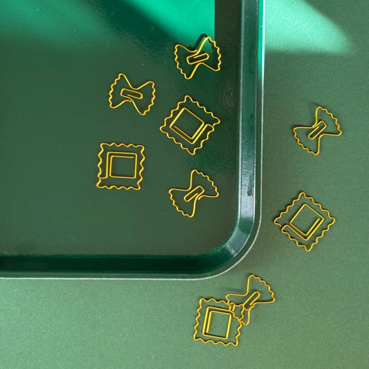 Pasta Paper Clip Set - Ravioli