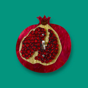 Pomegranate Single Light Switch Cover