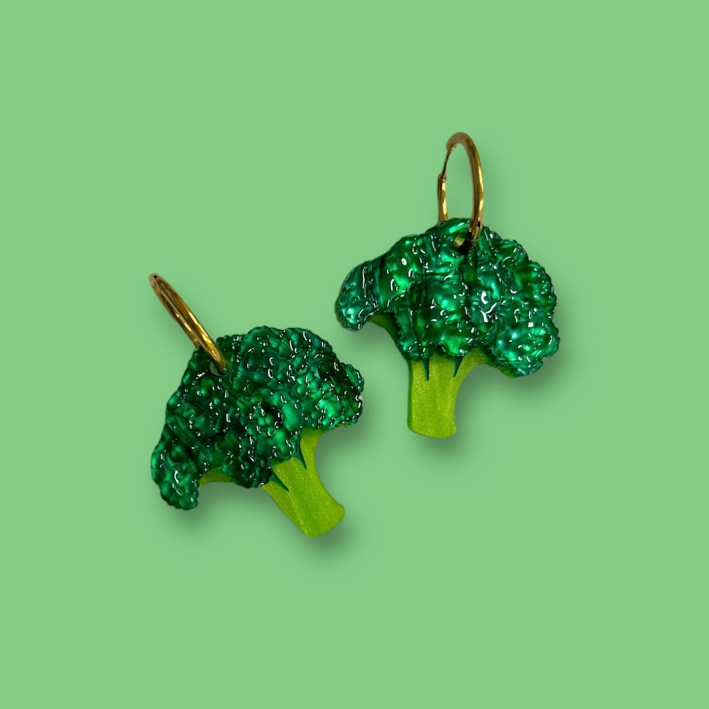 Broccoli Earrings