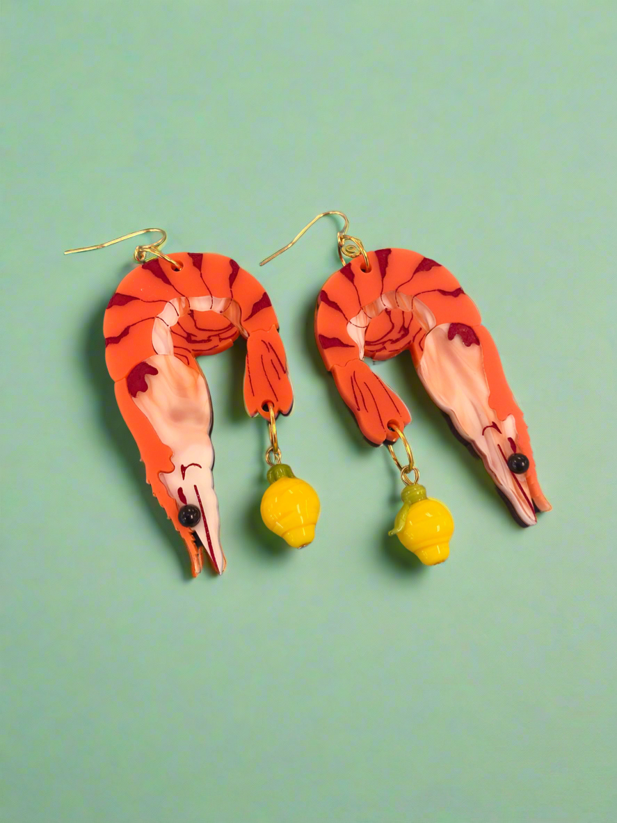 Paradiso Perduto Shrimp Earrings Large