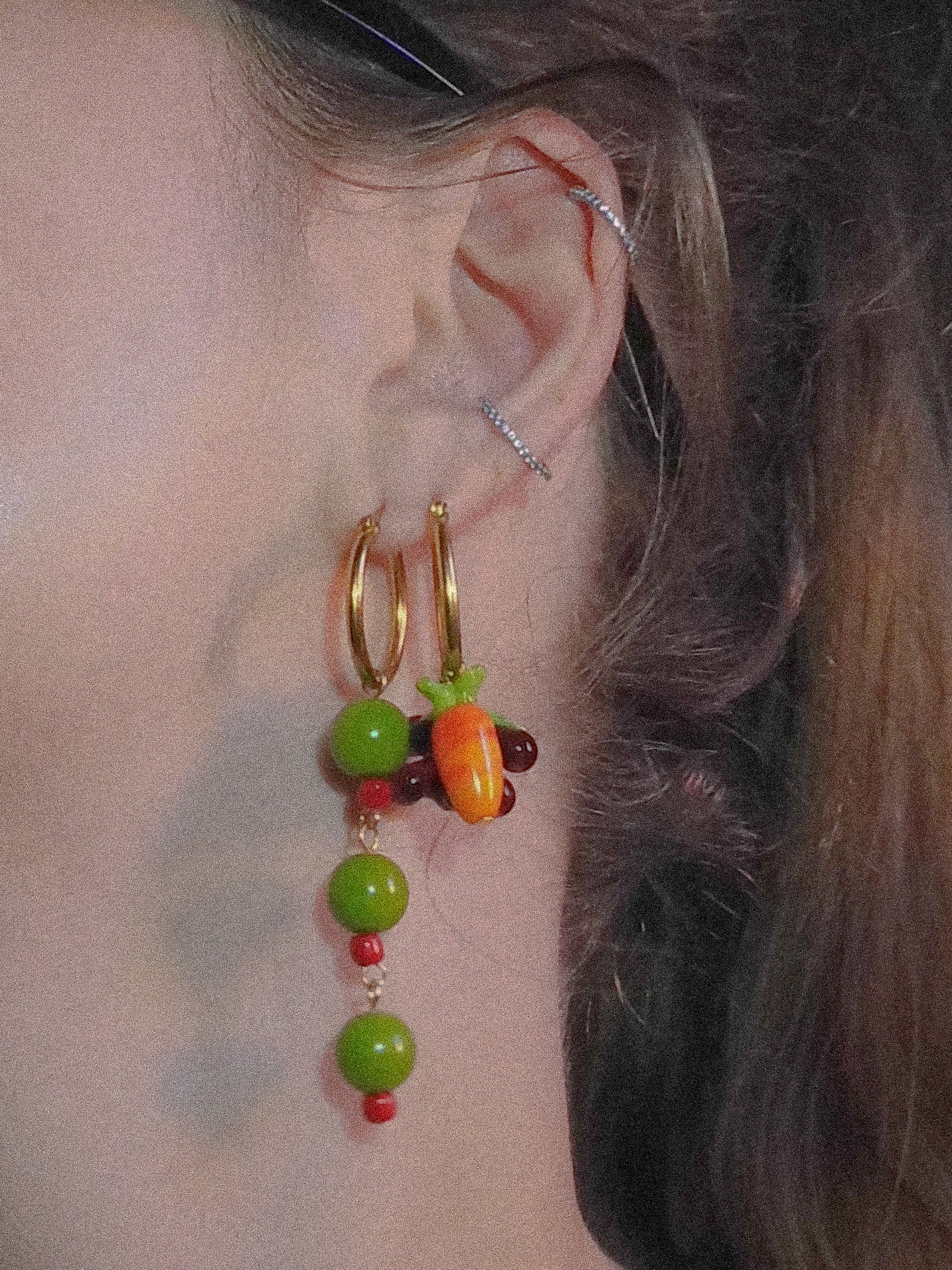 Olive Trio Earrings