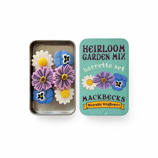Heirloom Garden Mix Barrette Set