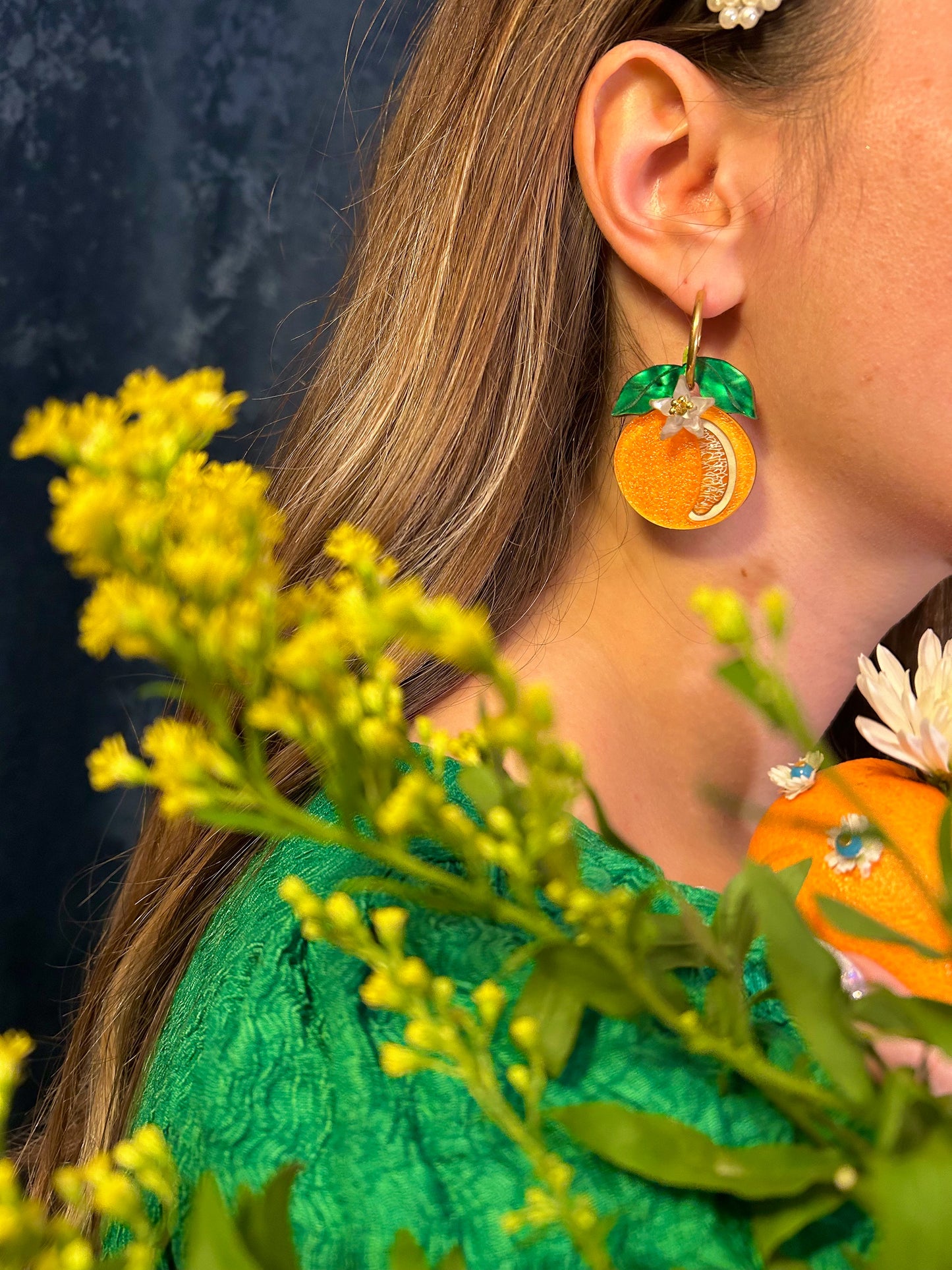 Orange • Πορτοκάλι • Portokáli Earrings