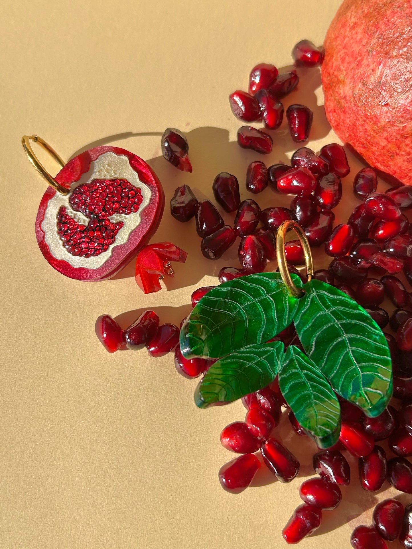 Pomegranate • Ρόδι • Ródi Earrings