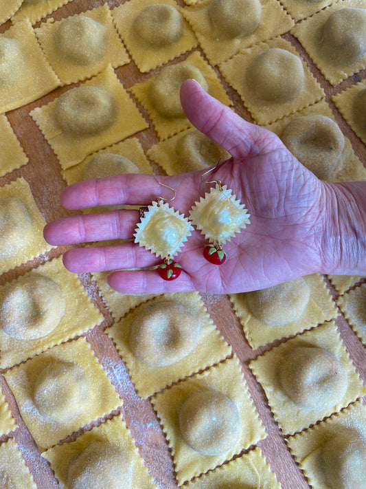 Tortelli e Pomodoro Earrings