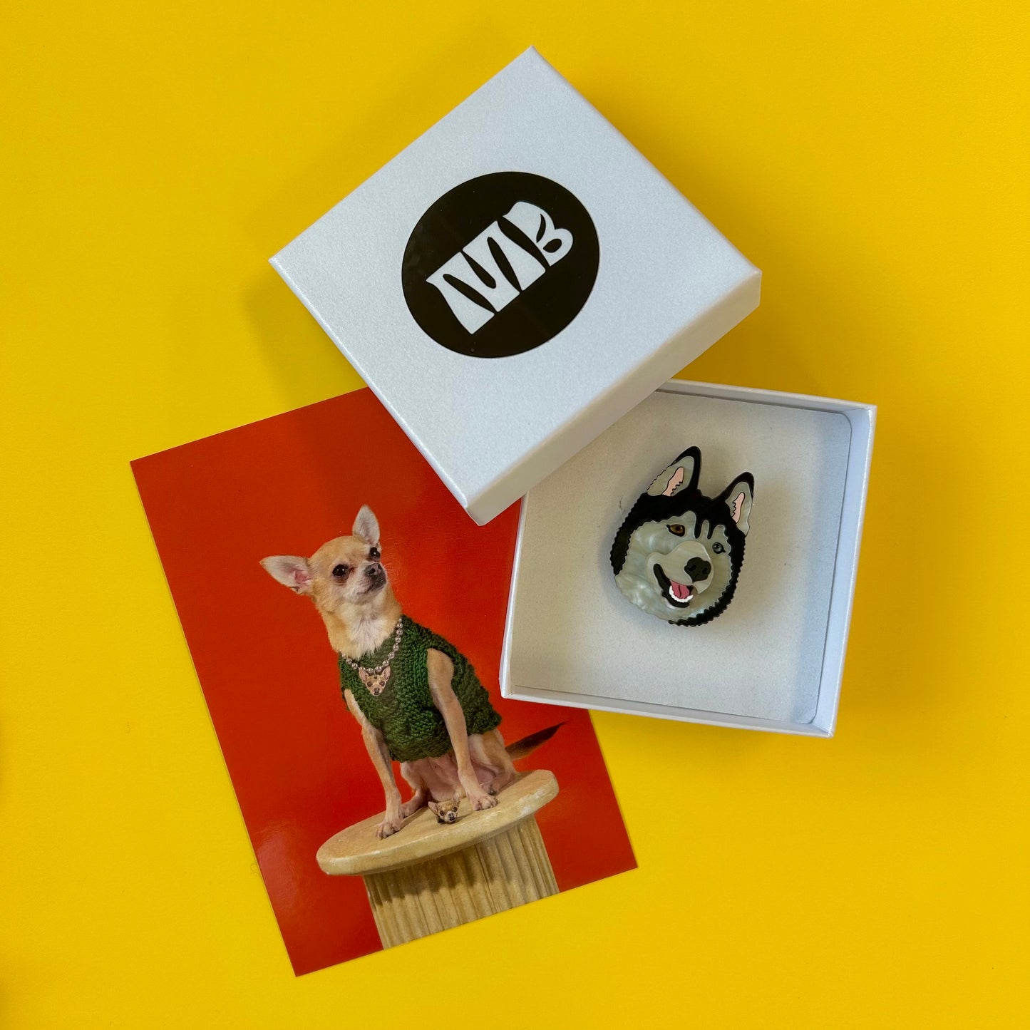 Custom Pet Portrait Brooch