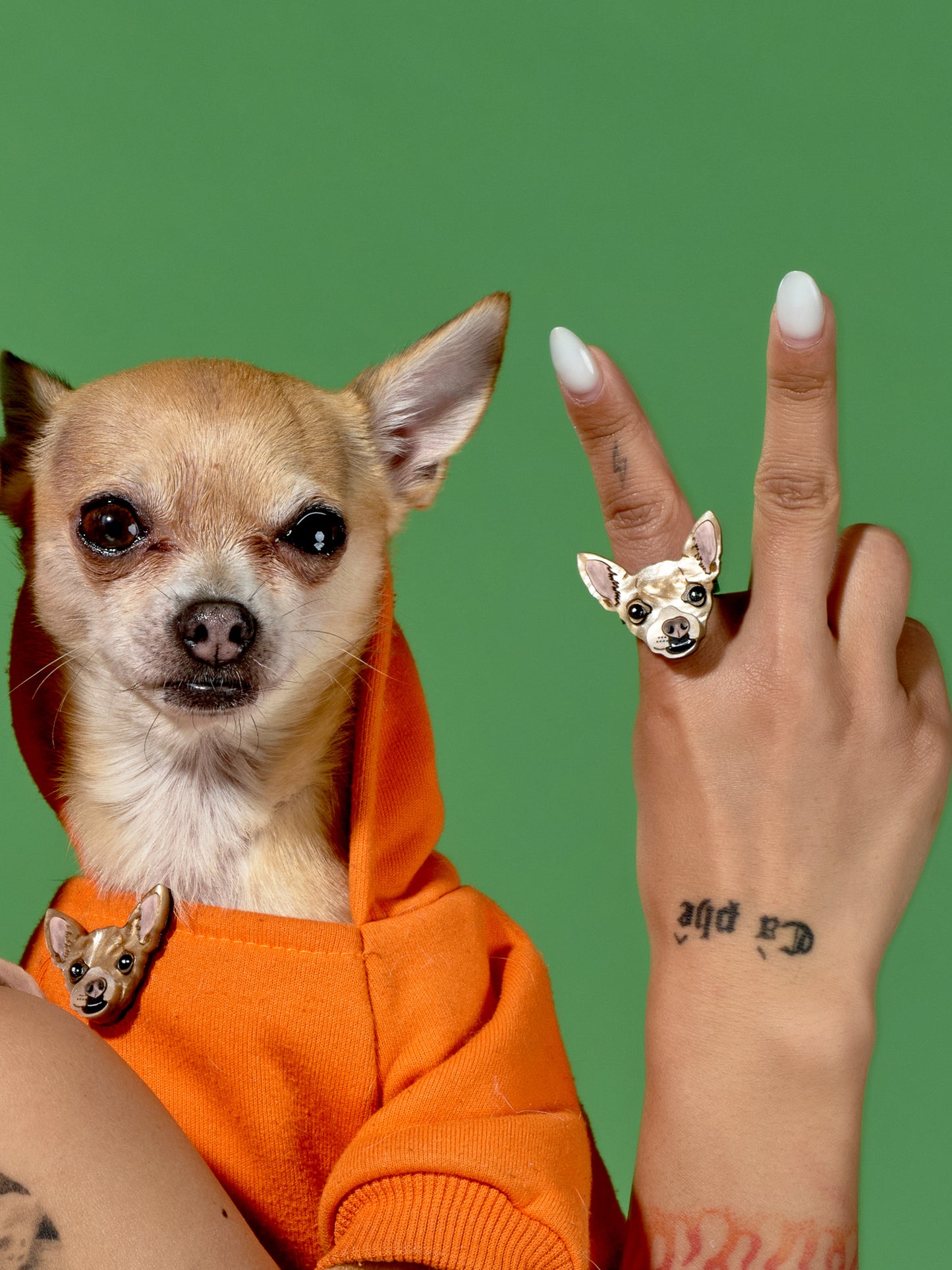 Custom Pet Portrait Ring