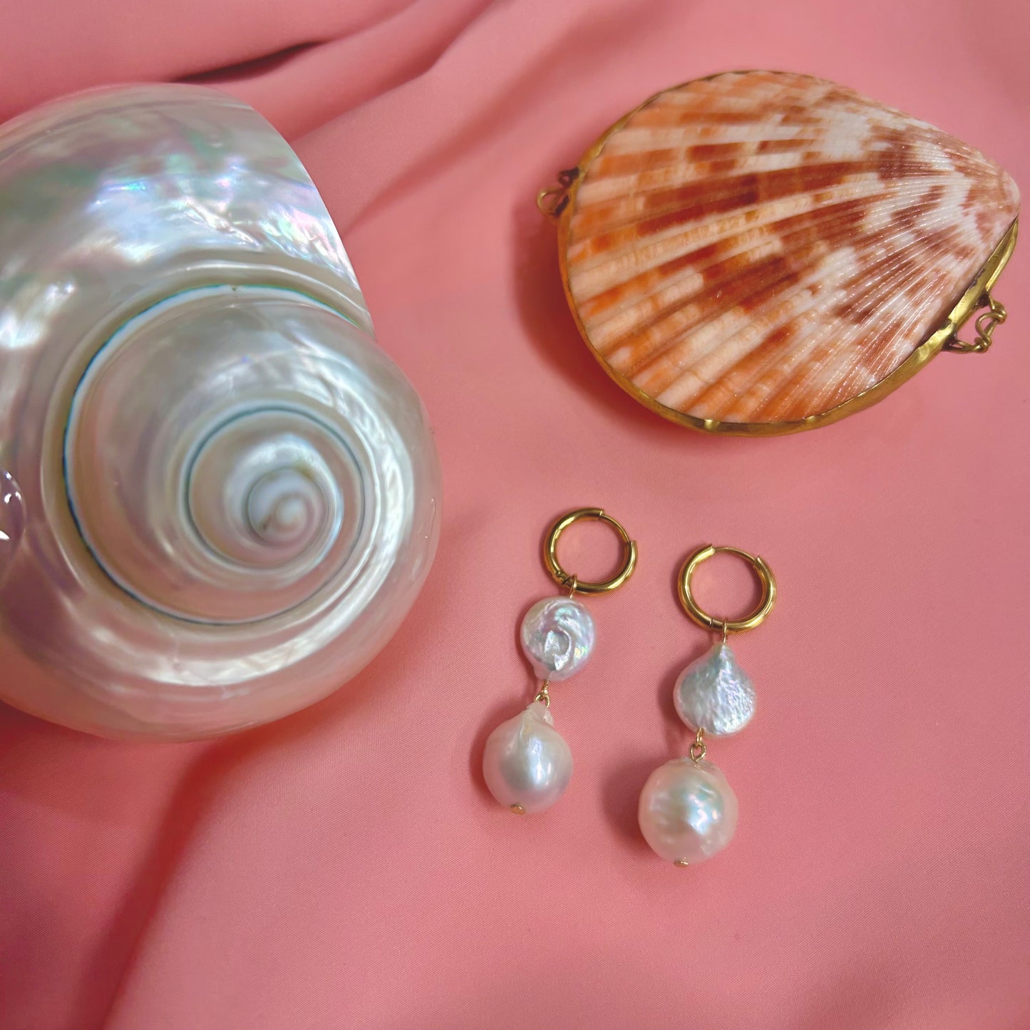 Baroque Pearl Earrings