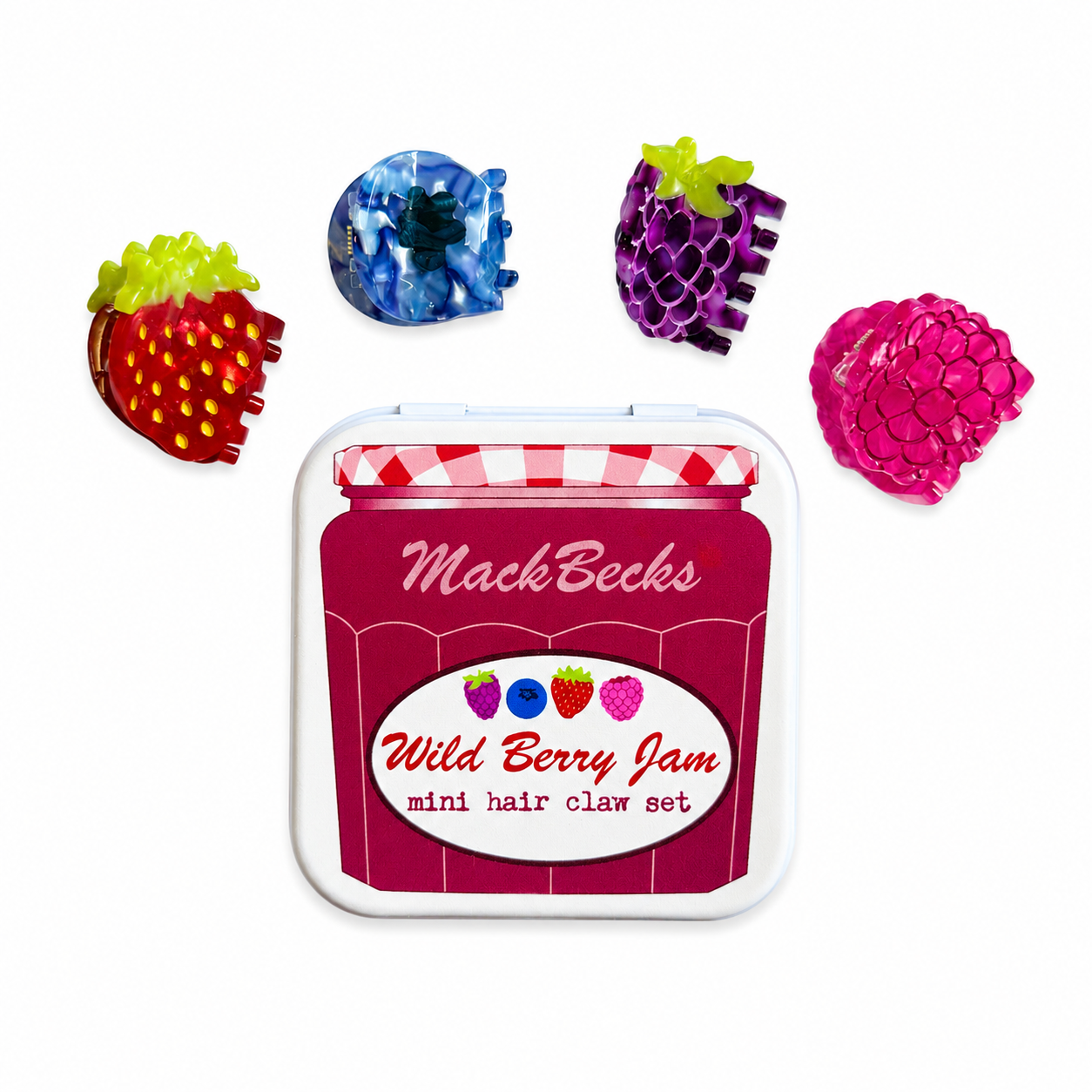 Wild Berry Jam Mini Hair Claw Set Pre-Order
