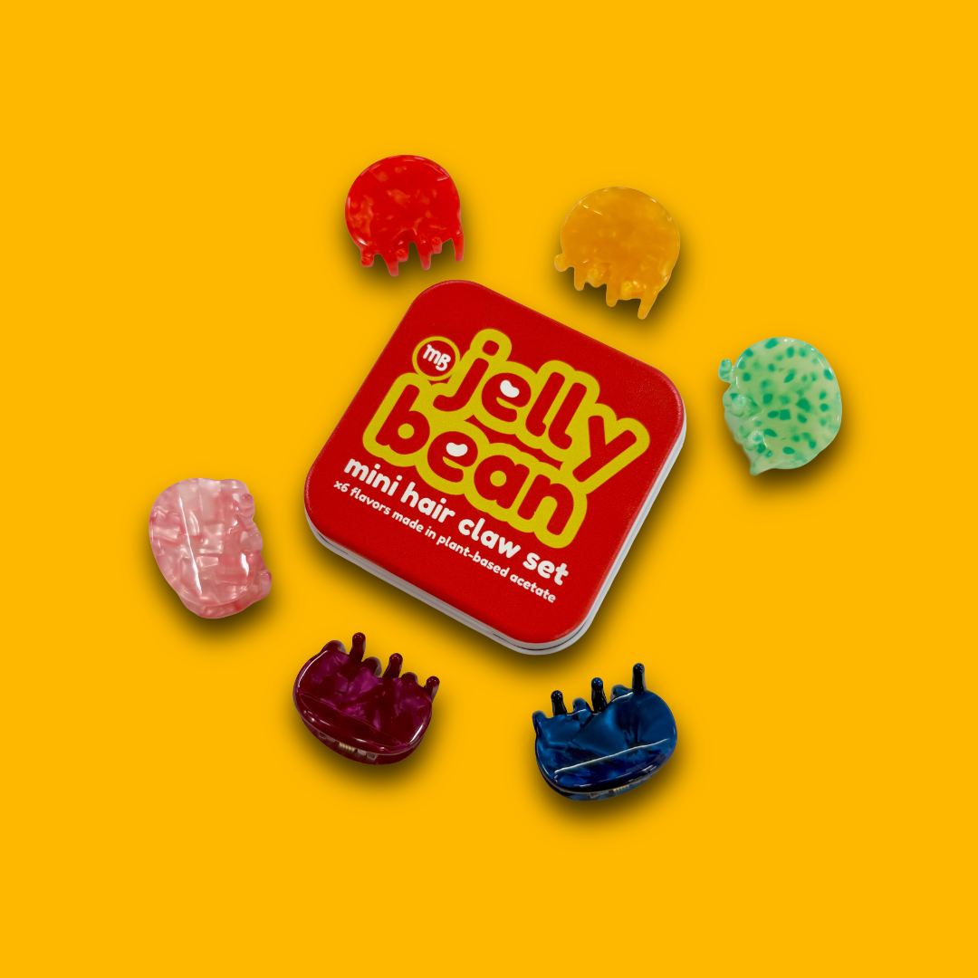 Jelly Bean Mini Hair Claw Set